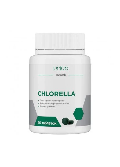 Дієтична добавка "Chlorella", 90 таблеток Unice (315762130)