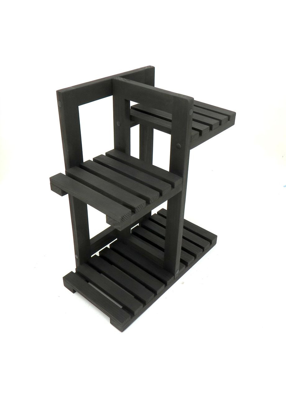 Підставка для квітів з дерева Келуш 2 венге (ЦВТ-206012) No Brand (328227851)