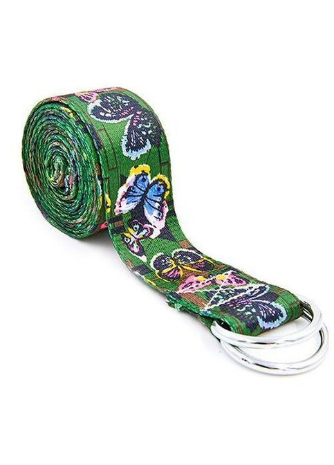 Ремінь для йоги FI-6975 Червоно-чорний, No branding (56429113) No Brand (315784519)