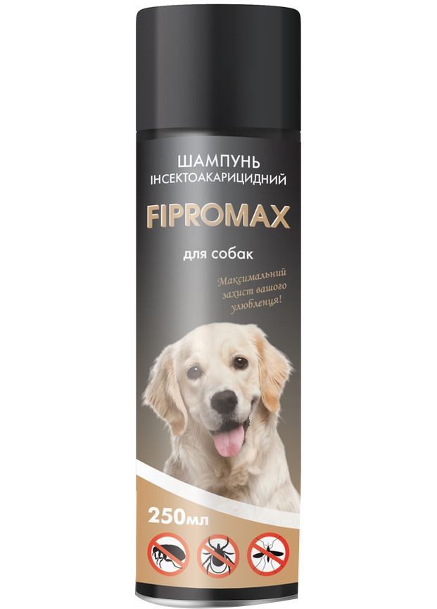 Шампунь от блох (с пропоскуром) для собак средних и крупных пород 250 мл (4820237150233) Fipromax (364748544)