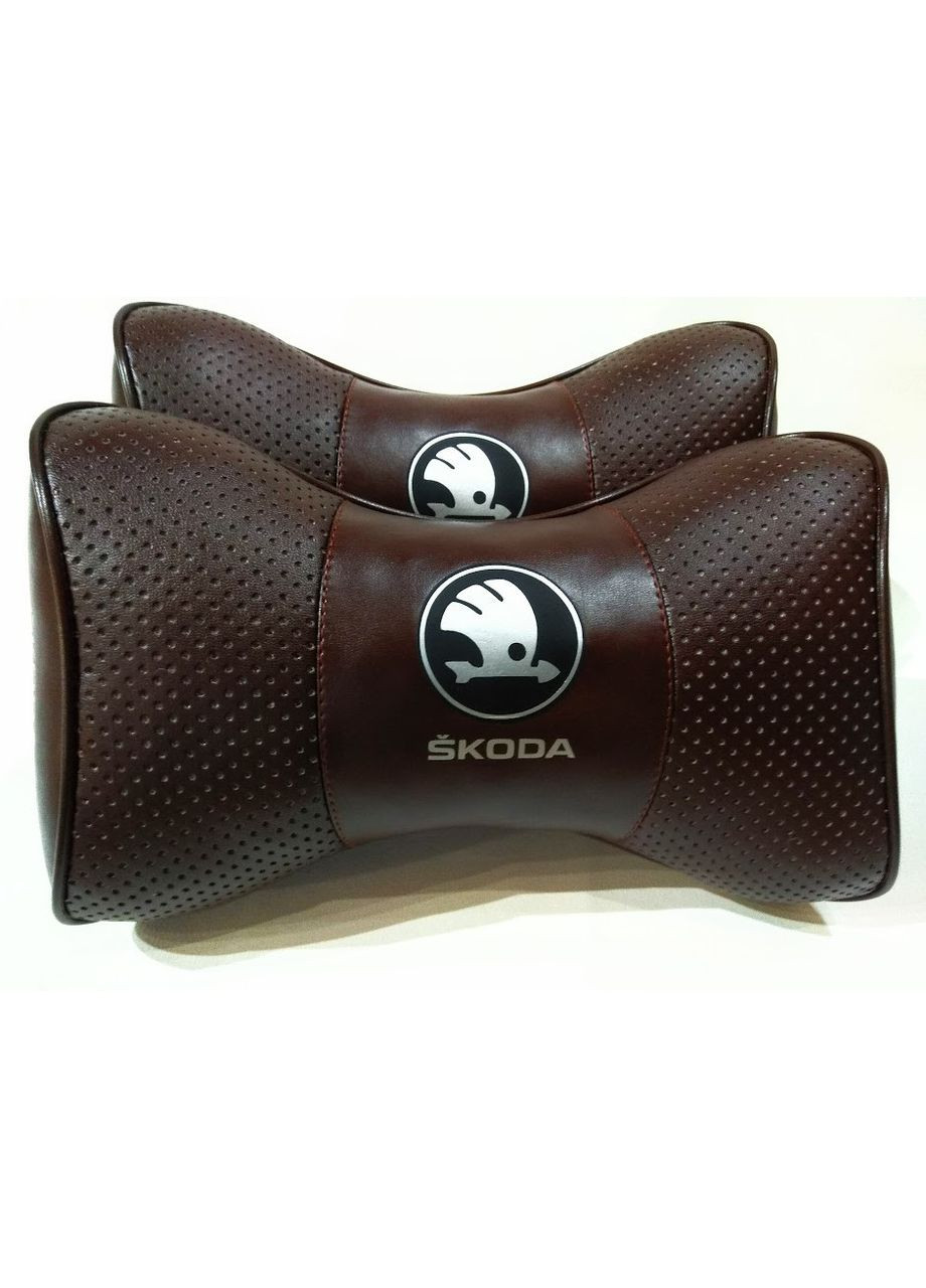 Подушка на подголовник авто 1 шт. Skoda (351901547)