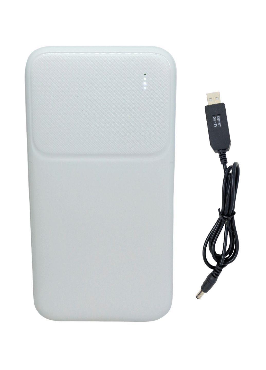 Комплект резервного живлення для роутерів павербанк fullmoon 20000 mAh + кабель 9 V УПС ДБЖ безперебійник UPS No Brand (299716165)