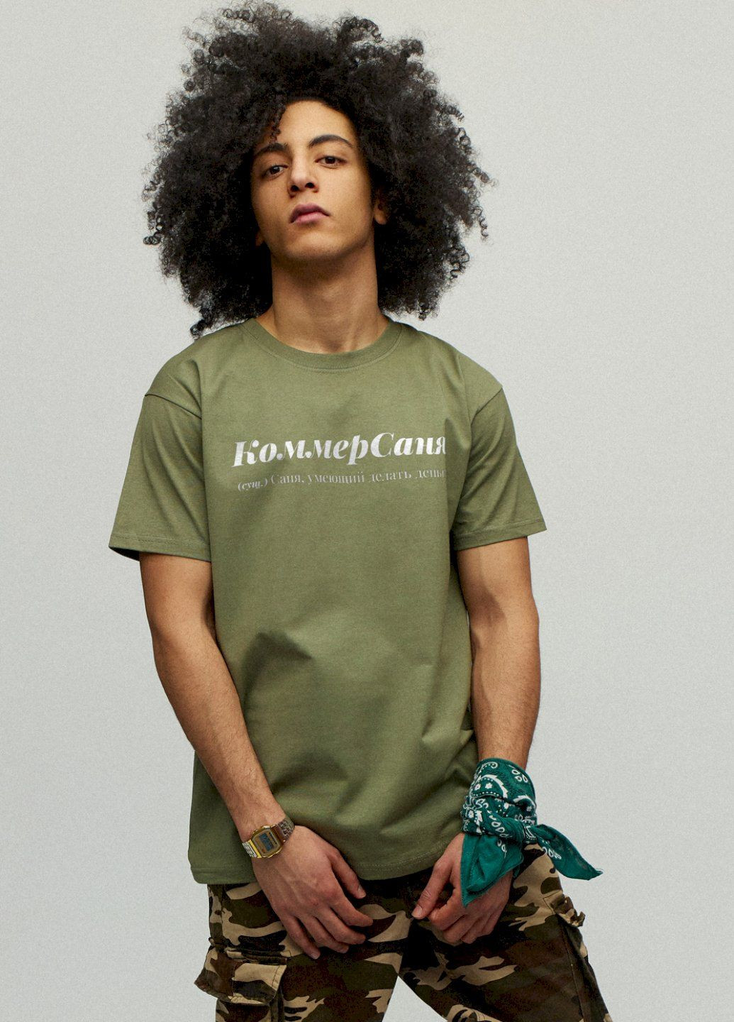 Хакі (оливкова) футболка чоловіча YAPPI