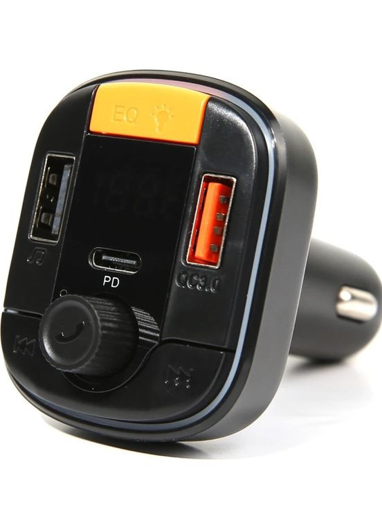 FM-трансмітер Vibe PD RGB 15W FMAAC-01BK Remzona (360416909)