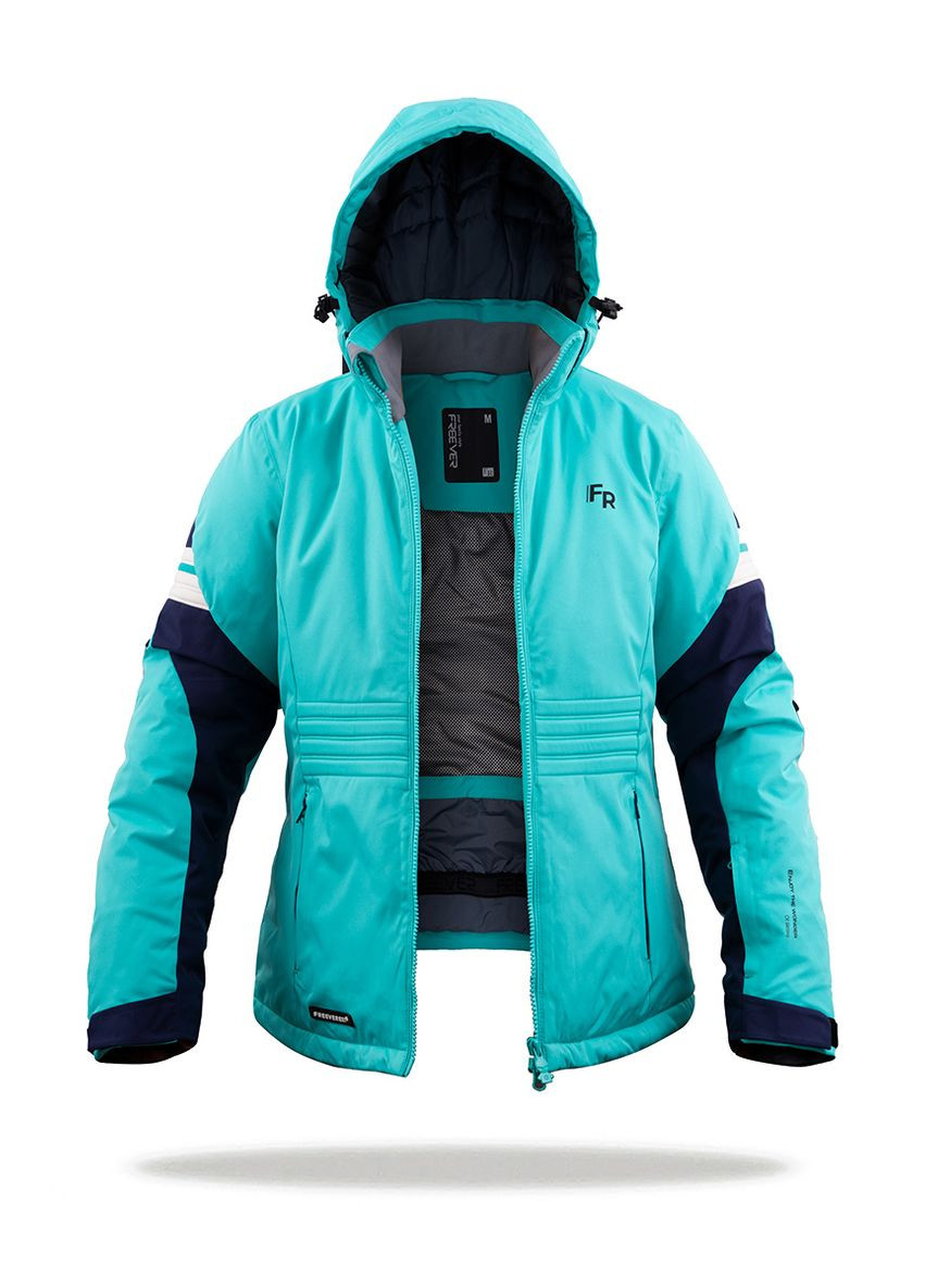 Гірськолижна куртка жіноча AF 21762 бірюзова Freever (278634149)