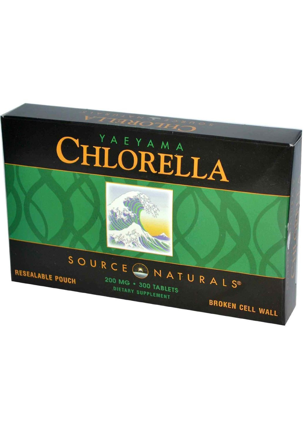 Хлорела (Yaeyama Chlorella),, 200 мг, 300 таблеток Source Naturals (362369396)