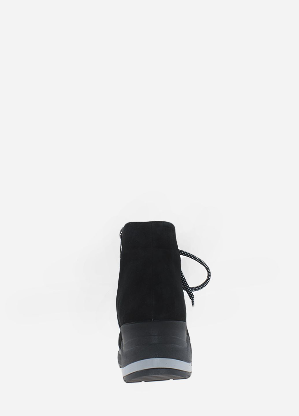 Зимние ботинки black&white rbw95478-11 черный Black & White из натуральной замши