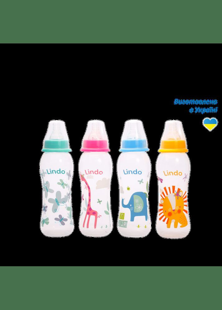КиївГума LI145 пласт. 250мл. вигнута з сил. соскою (250) Lindo (301589588)