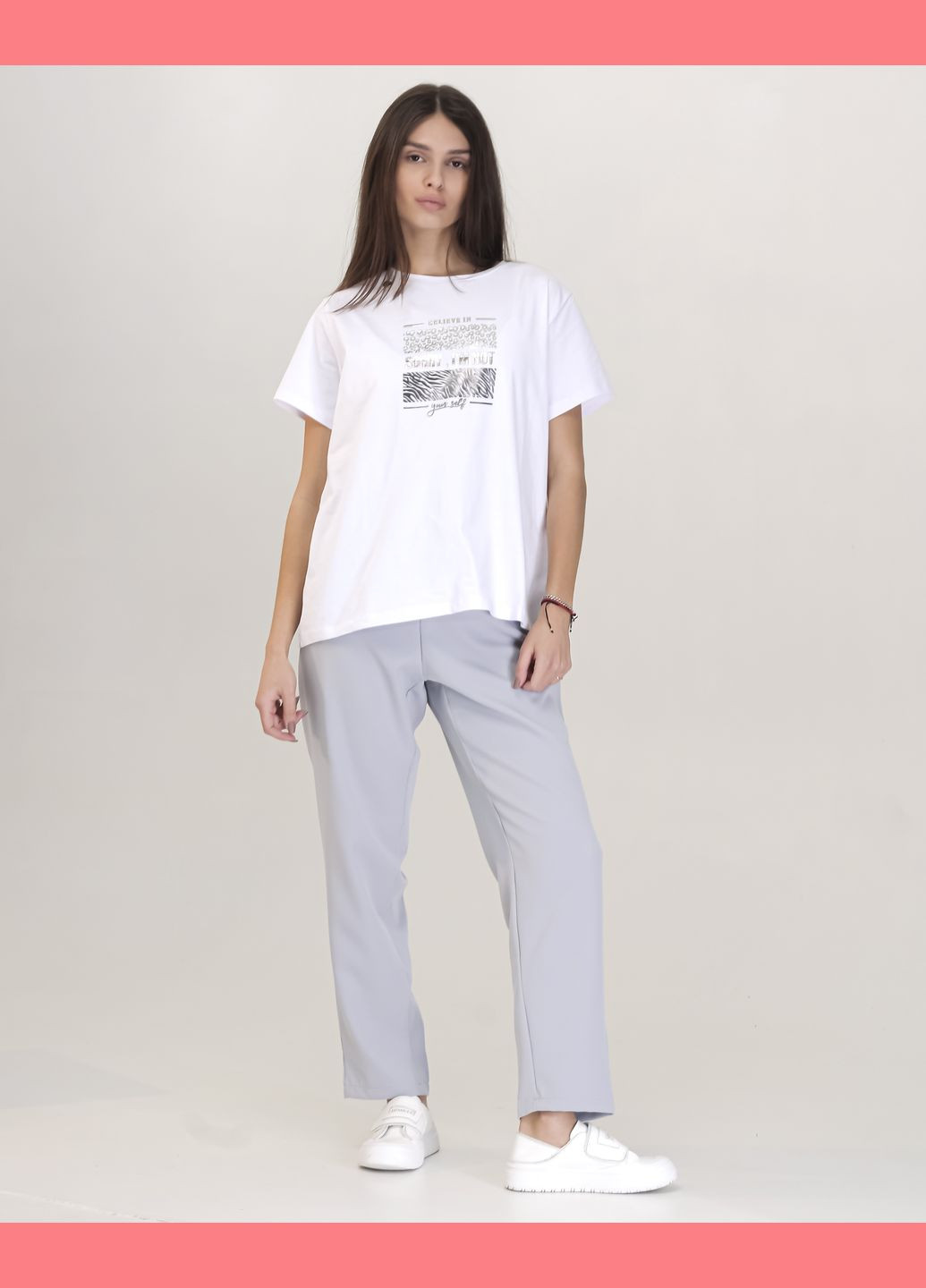 Костюм летний серый (штаны, футболка) Raw (280911706)