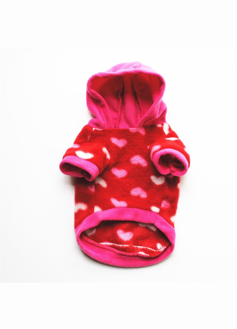 Тонкий худі для котів Pet Style "Серце" Рожевий M No Brand - (323233778)