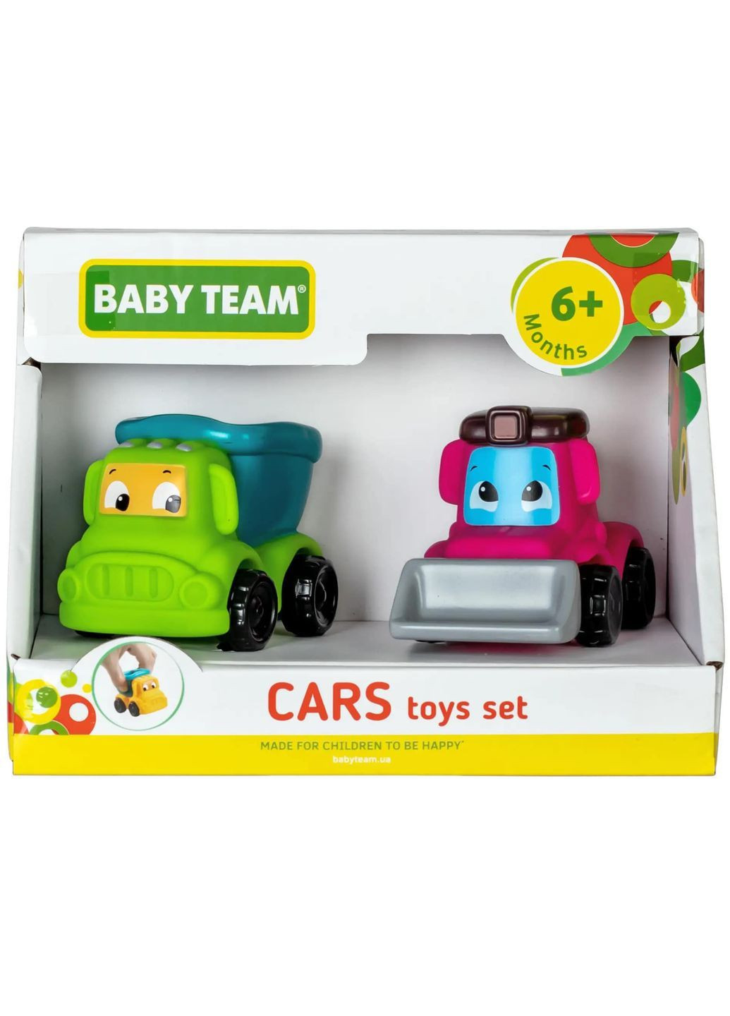 Набір іграшок Машинки з самоскидом, 2 шт. () Baby Team 8603_набір з самоскидом (366524349)