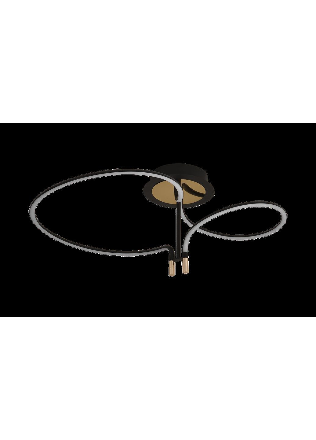 Світлодіодна стельова люстра LCD3167, Чорна Valeso (353747056)