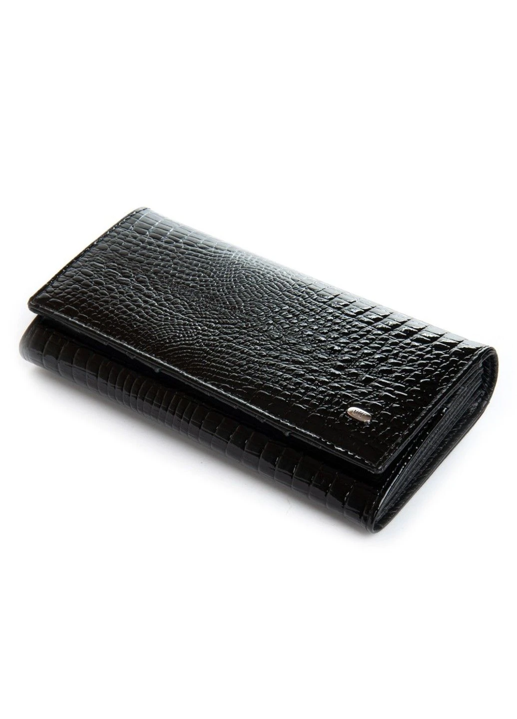 Женский кожаный лаковый кошелек SERGIO TORRETTI FEW501 black ST (360751395)