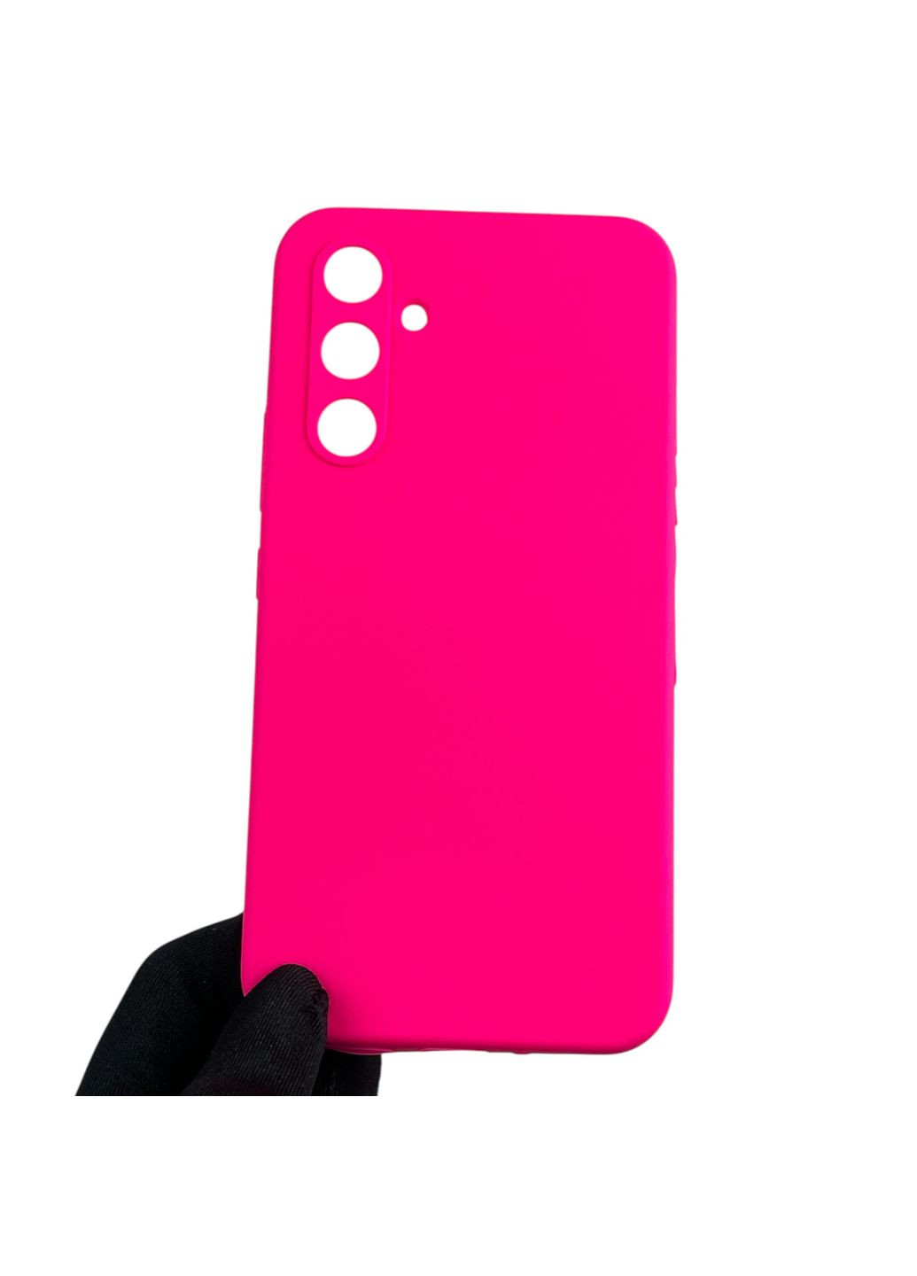 Чехол для Galaxy A54 5G (SM-A546E) силиконовый с микрофиброй нескользящий на самсунг а54 5г малиновый Samsung (366389682)