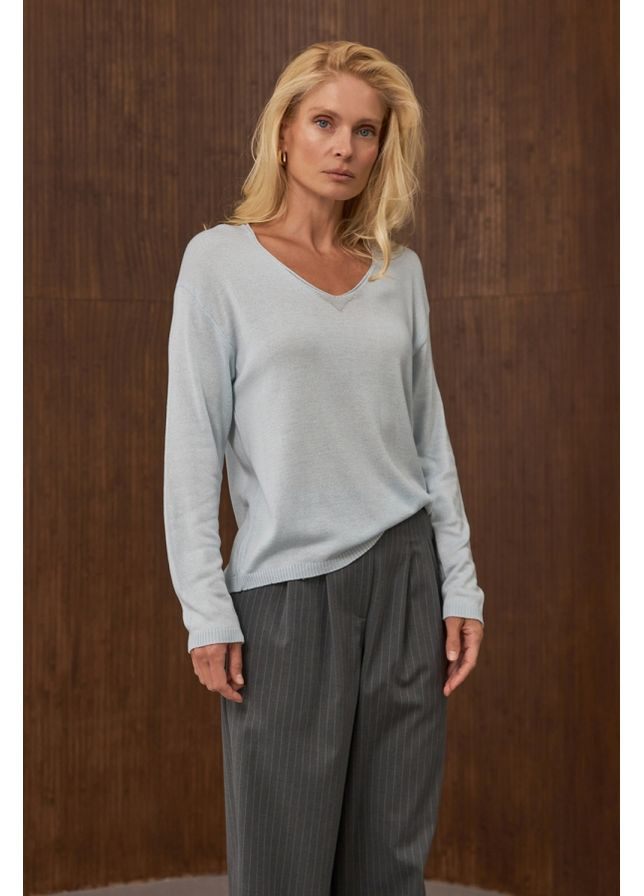 Голубой демисезонный свитер Triko Bakh