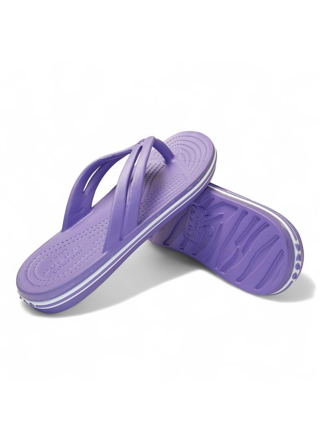 Фиолетовые спортивные женские вьетнамки фиолетового цвета размер 41 (26,5 см) Dago