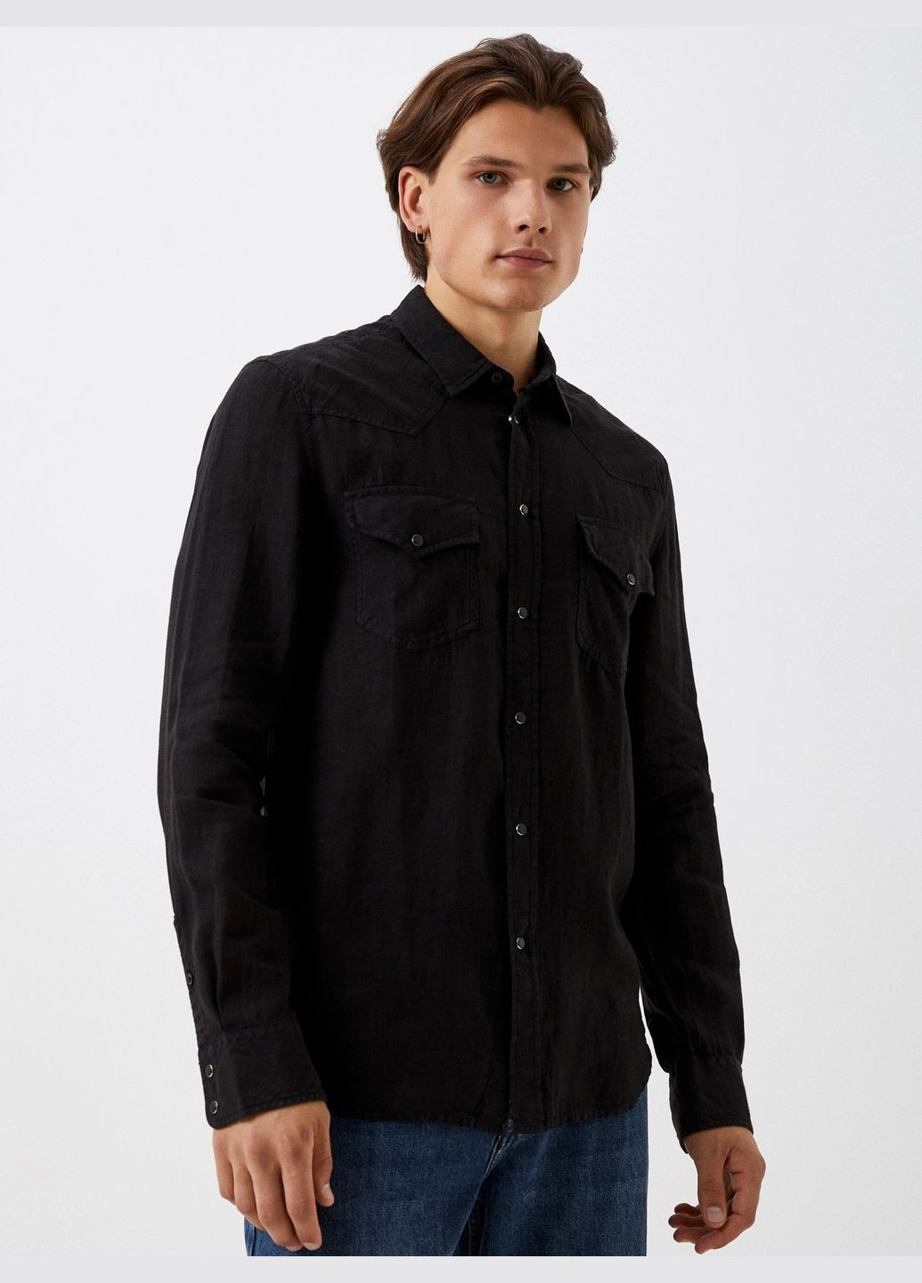 Черная рубашка Diesel