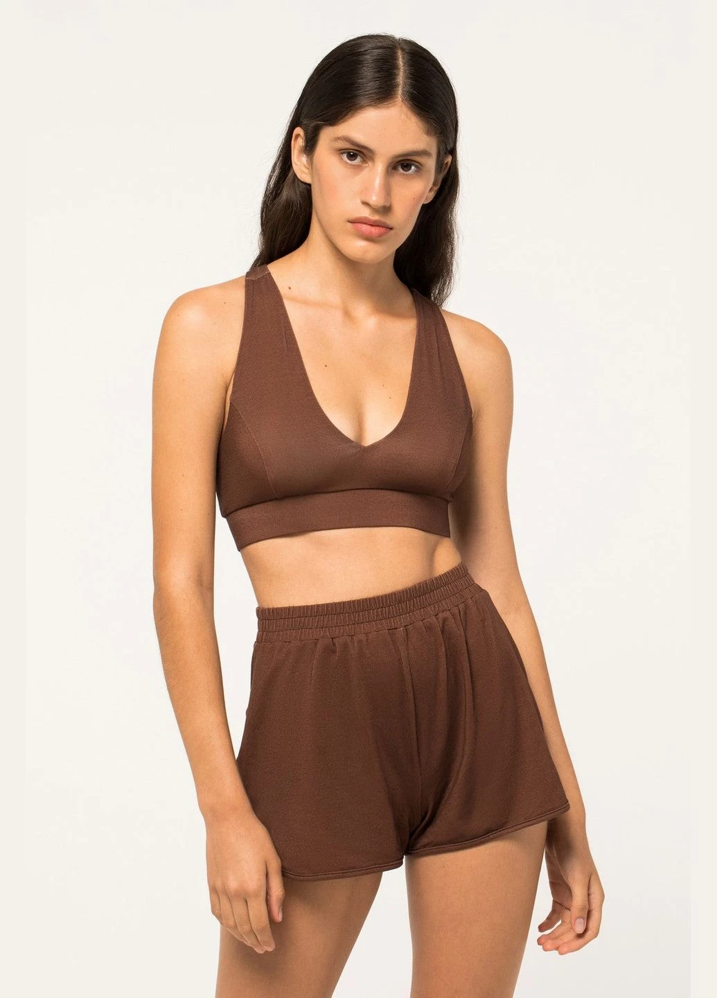 Шорты коричневого цвета Boxer Shorts от NORBA (316431823)