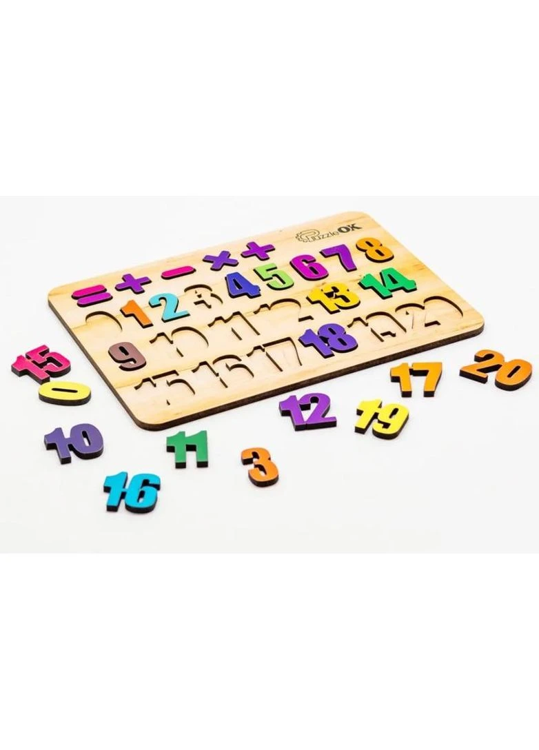 Сортер Арт-11230 "Цифры" деревянный PuzzleOK (389890323)