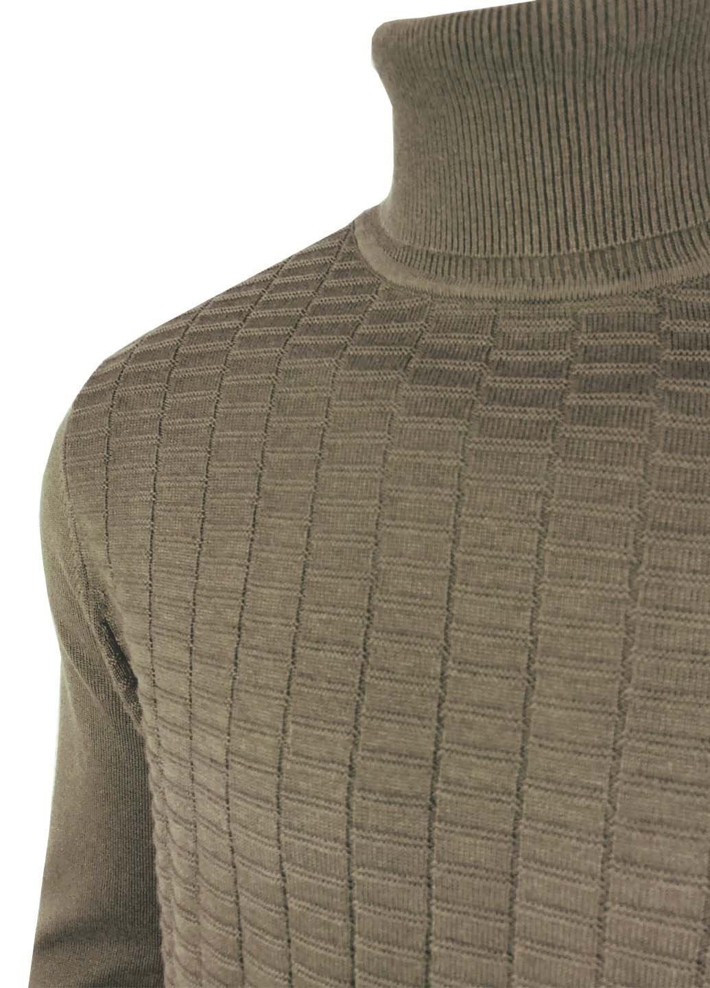 Мужская водолазка коричневая вязаная Antony Morato (341483599)