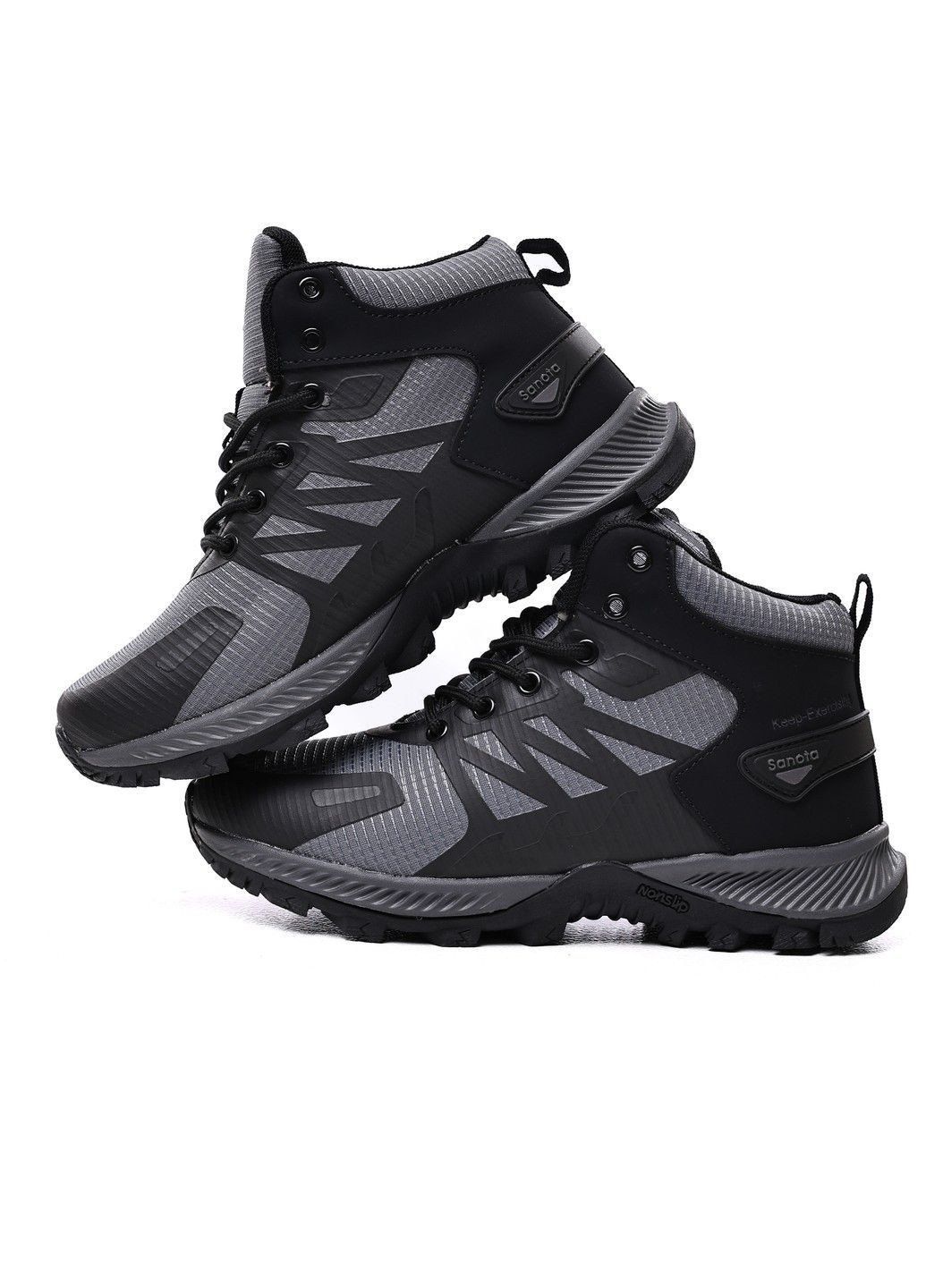 Темно-сірі кросівки для хлопчика підлітка SANOTA