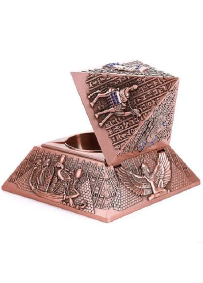 Настільна креативна оригінальна металева попільничка у формі Єгипетської піраміди фараона No Brand (335355609)