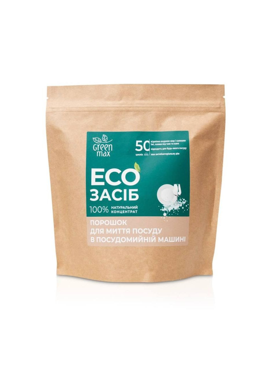 Еко-засіб для миття посуду в посудомийній машині Green Max 500 г CHOICE (361663189)
