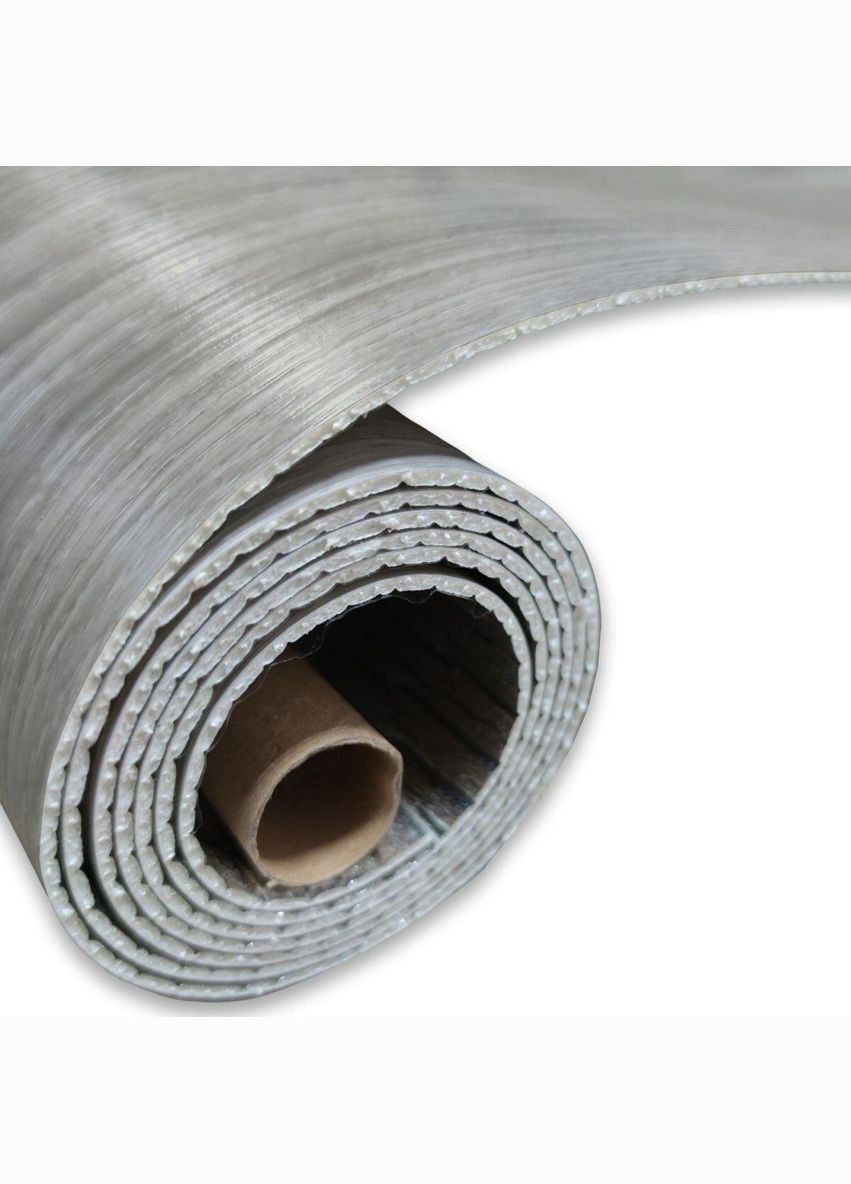 Самоклеящаяся виниловая плитка в рулоне пепельная 3000х600х2мм (0004-8-матовый) SW-00001175 Sticker Wall (300242120)