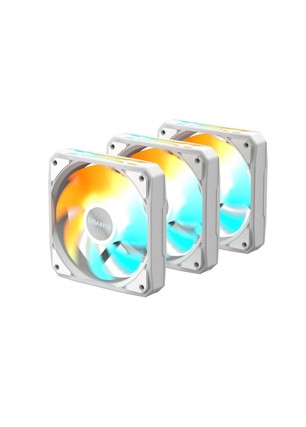 Вентилятор EZ Chain Fan 120 Ice 3-Pack White (GP-GBT EZFAN1203 ICE) Gigabyte (368679684)