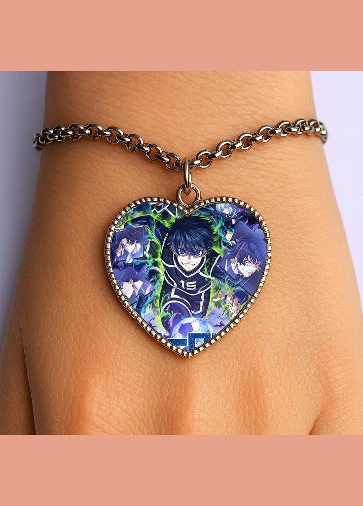 Браслет Аниме Синяя тюрьма #002 (сердце) No Brand (329330734)