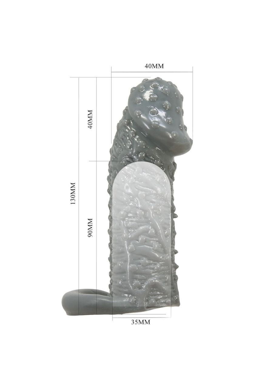 Насадка презерватив Pretty Love реалістична для посилення відчуттів Realistic Penis Sleeve LyBaile (325451920)