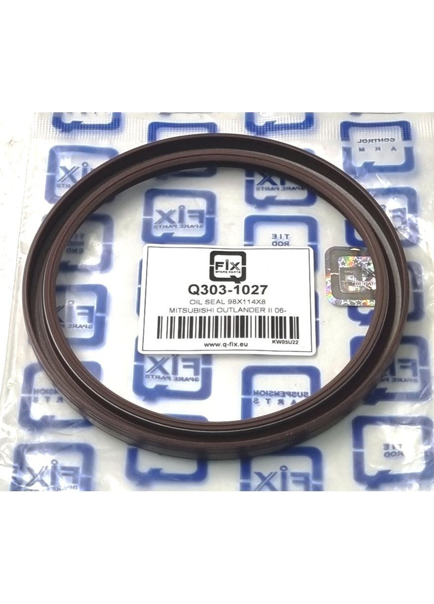 Сальник вала задній Q303-1027 аналог 1052A188 Mitsubishi Outlander 3.0, Opel Antara, Chevrolet Captiva Q-FIX (366734908)