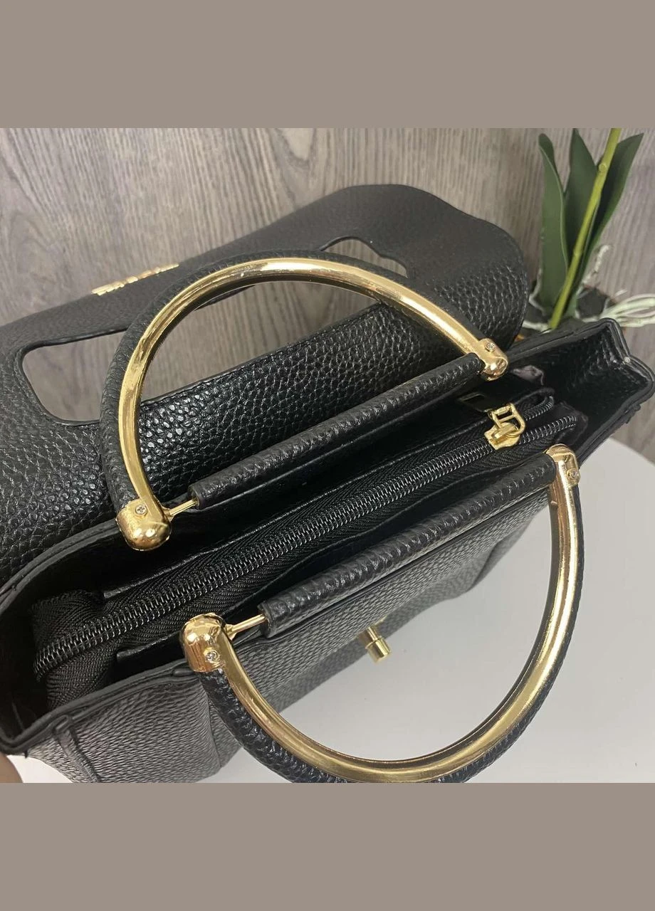 Стильный клатч через плечо для девушек из экокожи черный (sku_162) No Brand (330576363)