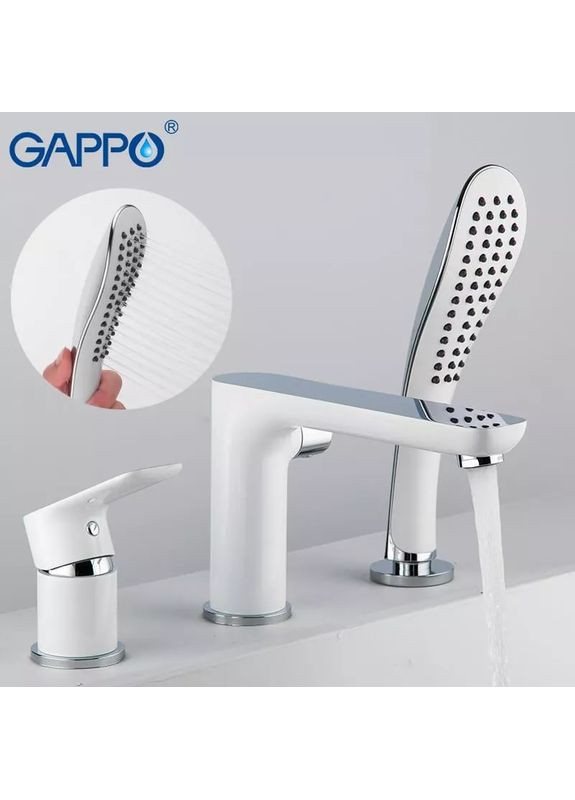 Змішувач для ванни на борт G1148, /хром GAPPO (371881932)