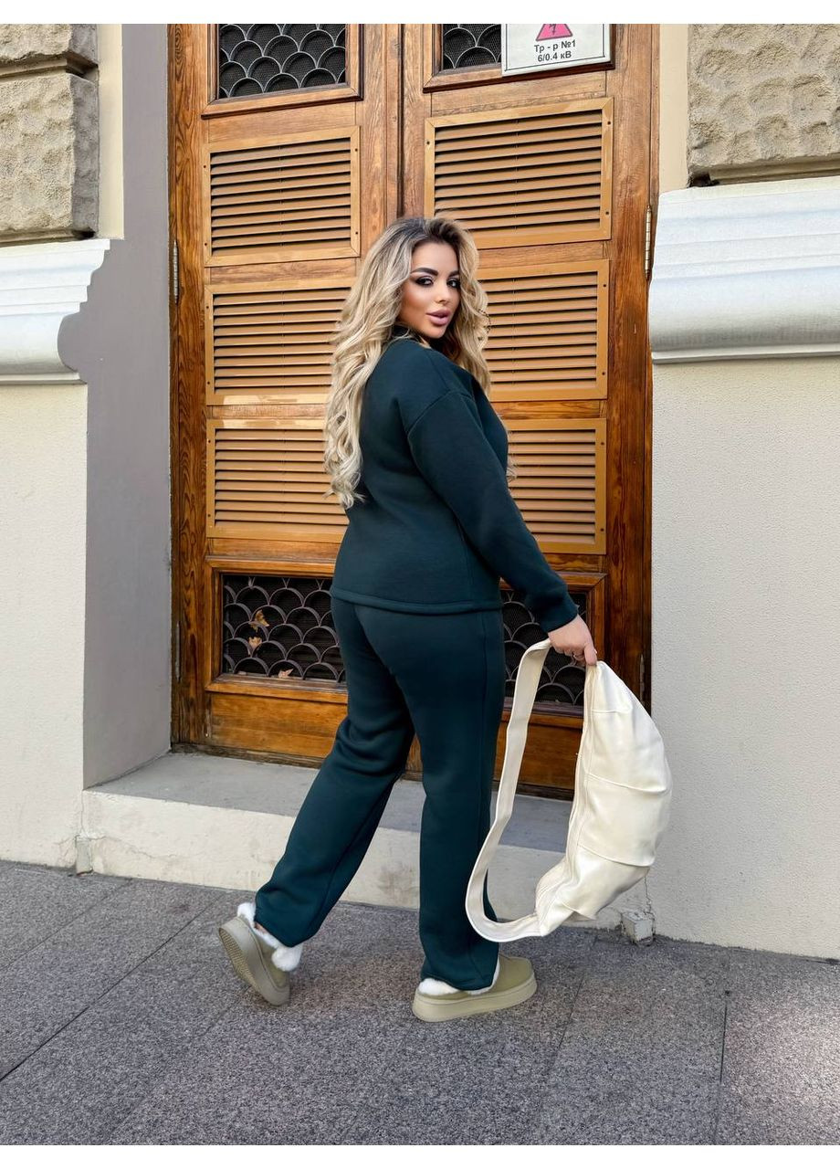 Теплий костюм-трійка з турецької тринітки Пін’є — ЗАМІРИ В ОПИСІ DK/DL Мода без кордонів (368760457)