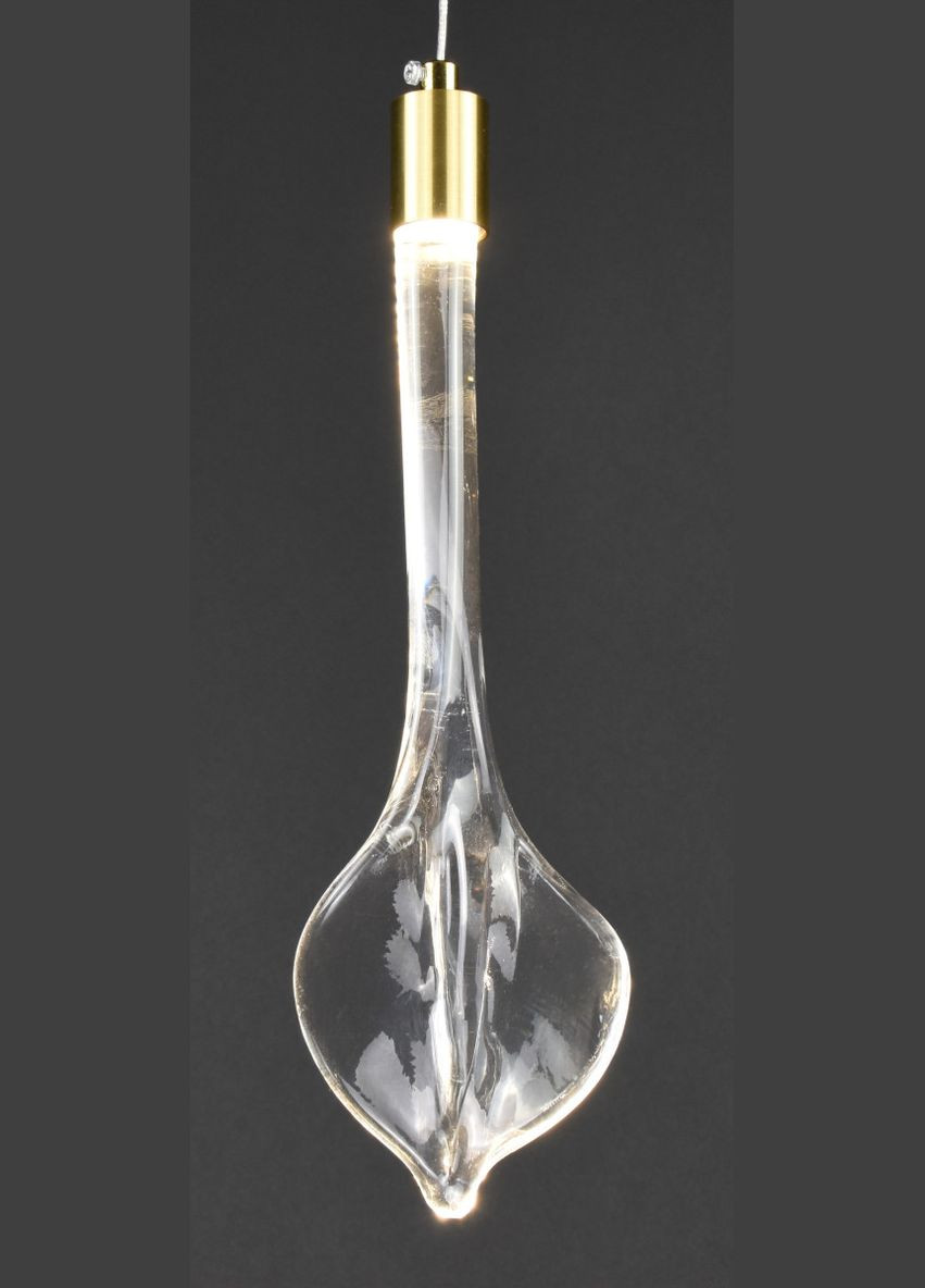 Люстра світлодіодна підвісна LED світильник для квартири на стелю лед 28154 Латунь 45-150х10х10 см. Sunnysky (364762990)