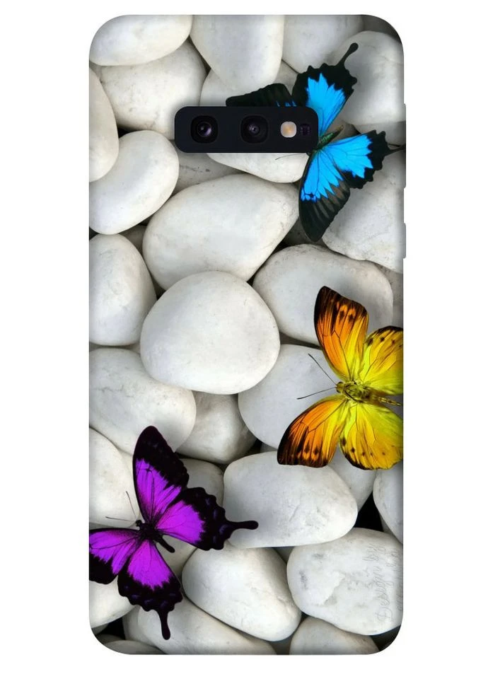 Чохол з принтом для Samsung Galaxy S10e/на самсунг галаксі з10е Butterflies No Brand (339064680)