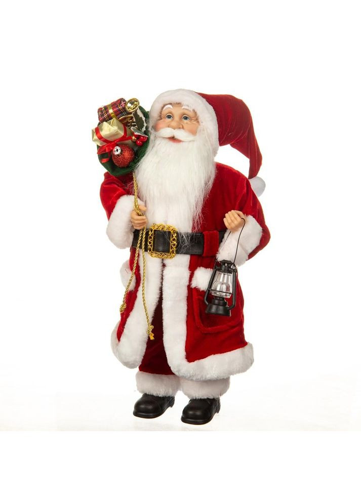 Фігура Санта з ліхтарем і дарунками, 46 см ELISEY (366321383)