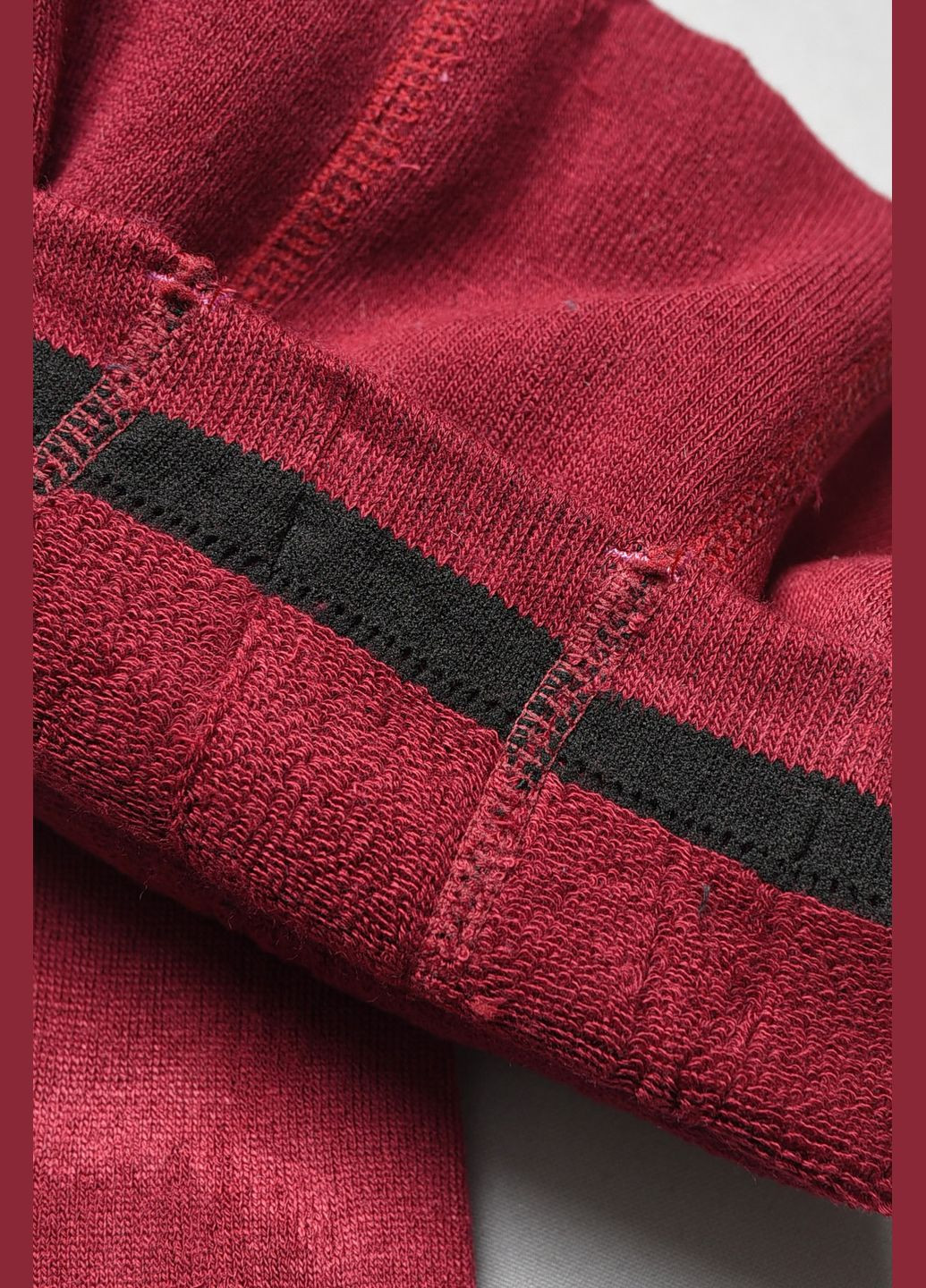 Колготи дитячі махрові для дівчинки однотонні бордового кольору Let's Shop (304971675)