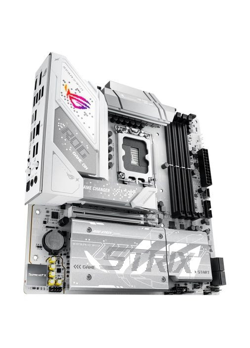 Материнcька плата ROG STRIX B860-G GAMING WIFI s1851 B860 4xDDR5 M.2 DP HDMI USB Type-C Wi-Fi BT mATX білий Asus (316796107)