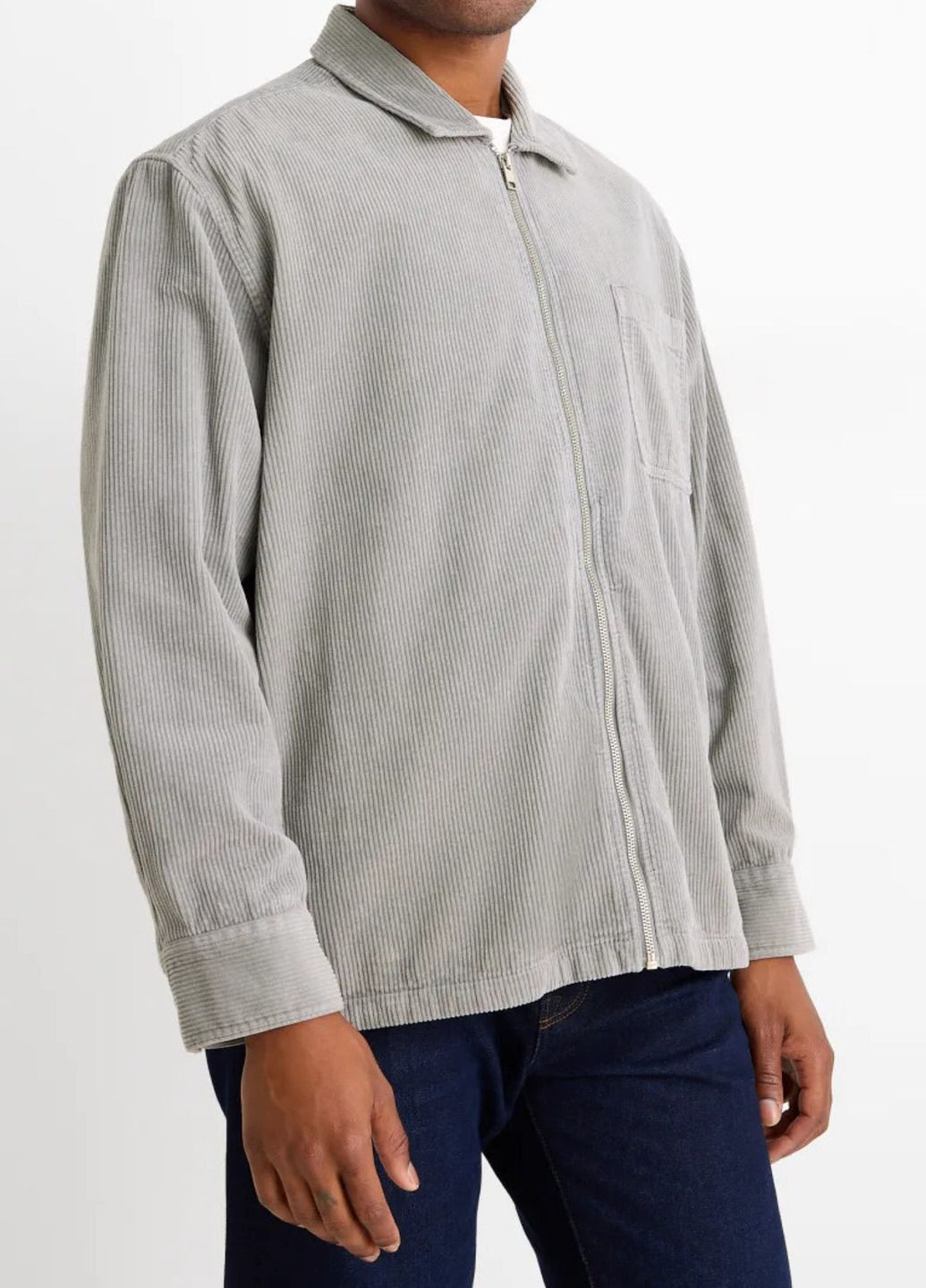 Серая демисезонная куртка C&A