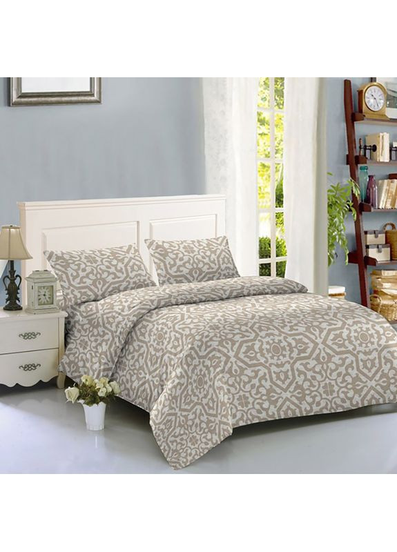 Комплект постельного белья Семейный 2 шт 150х200 см Grandeco Cream (WY23-226-3-4) Soho (370848775)