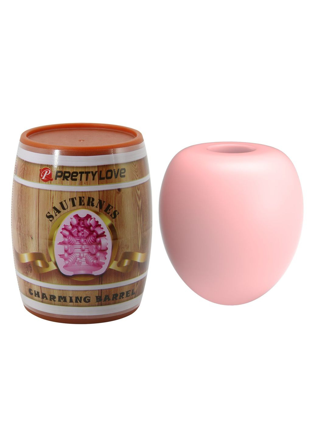 Мастурбатор яйцо Barrel Pink, 5.5 см Pretty Love (361670467)