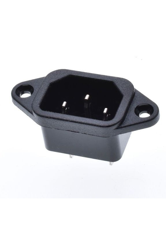 Роз'єм IEC(C14) конектор /M панельний монтажний Lucom (370888107)