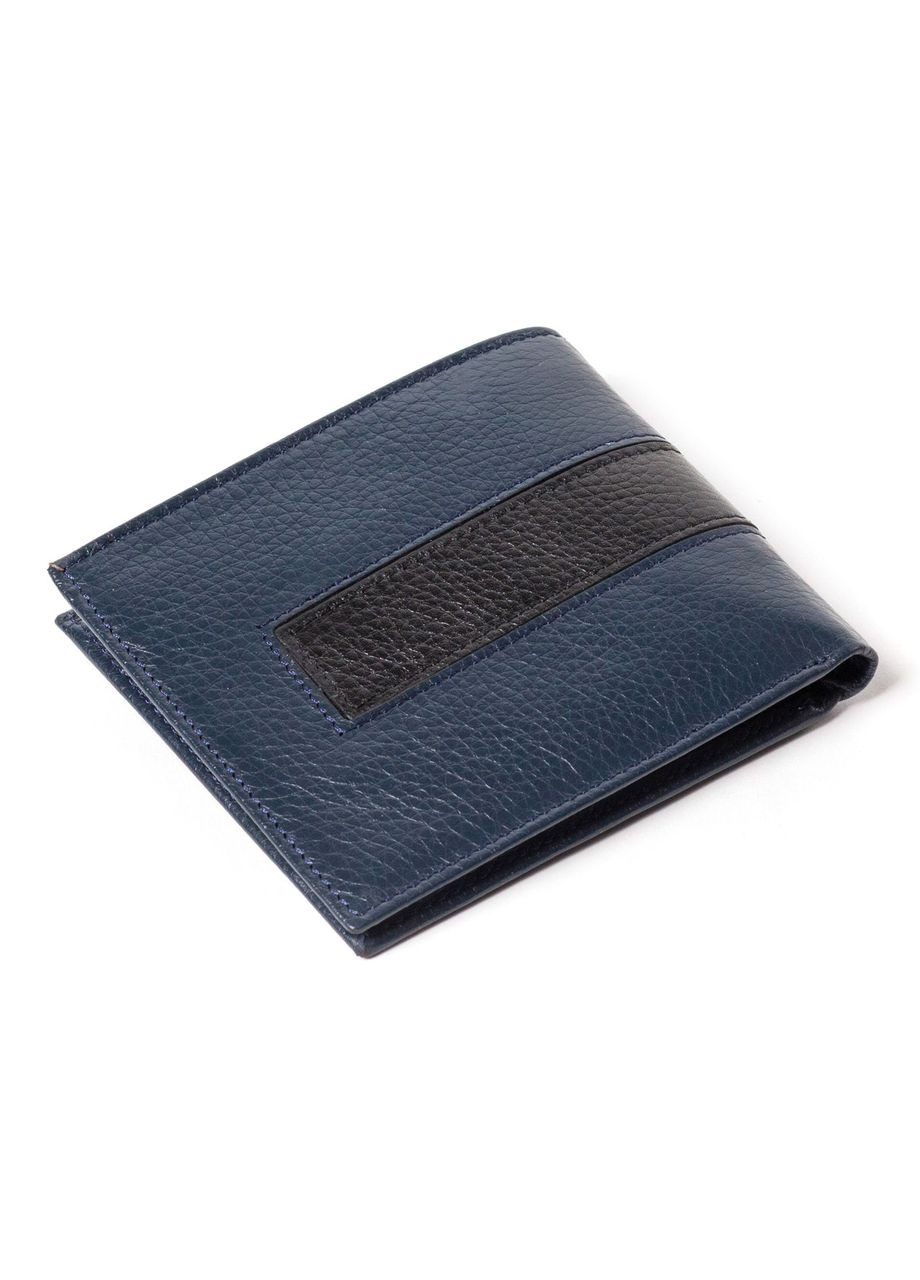 Чоловічий гаманець шкіряний синій 118004-057 Butun (266266686)