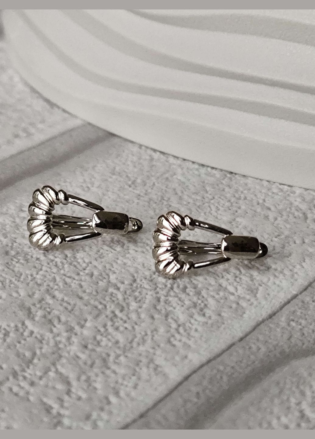 Сережки сріблясті ксюпінг xuping родій медсплав Xuping Jewelry (337503339)