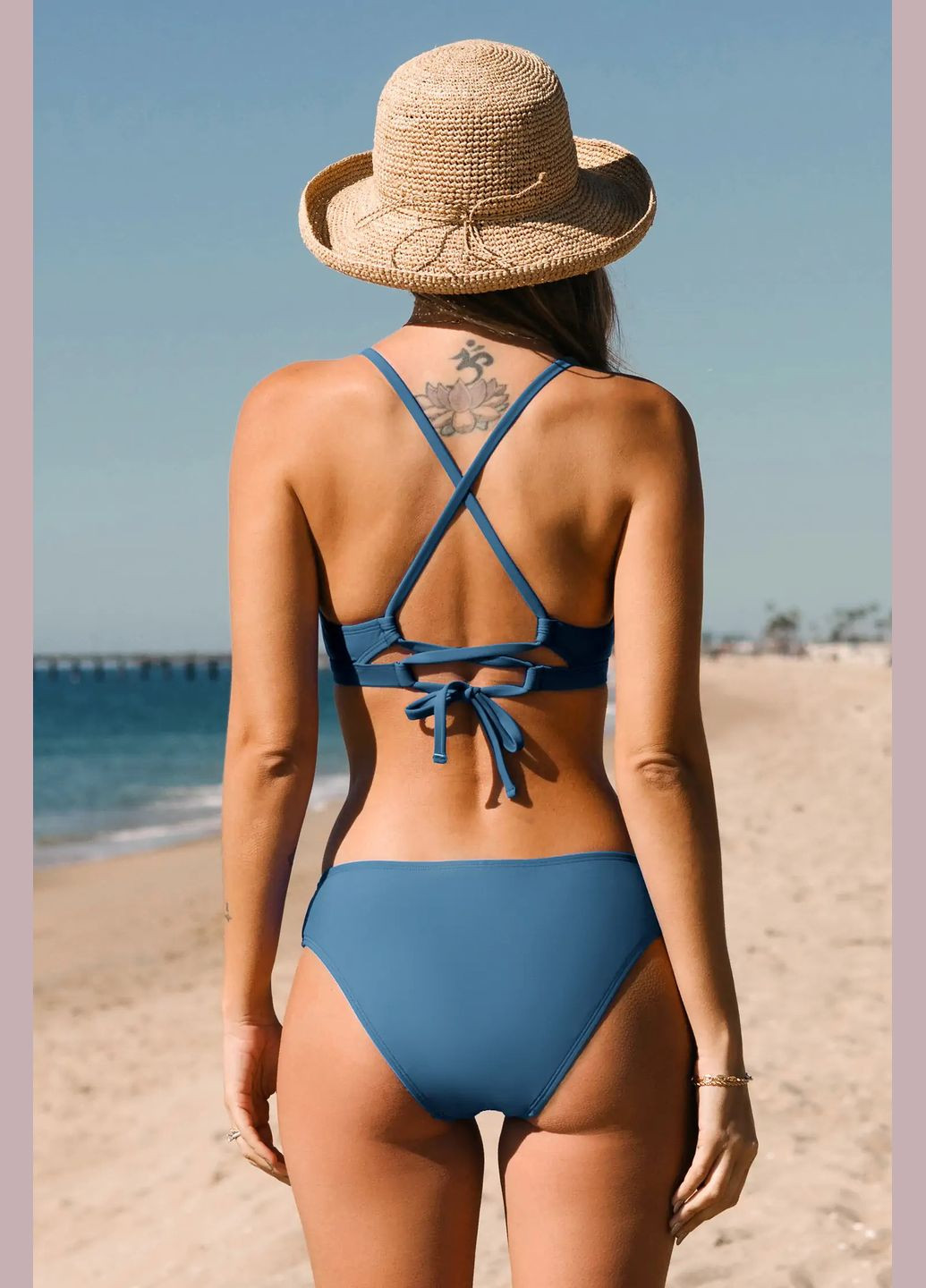 Серый летний купальник CUPSHE