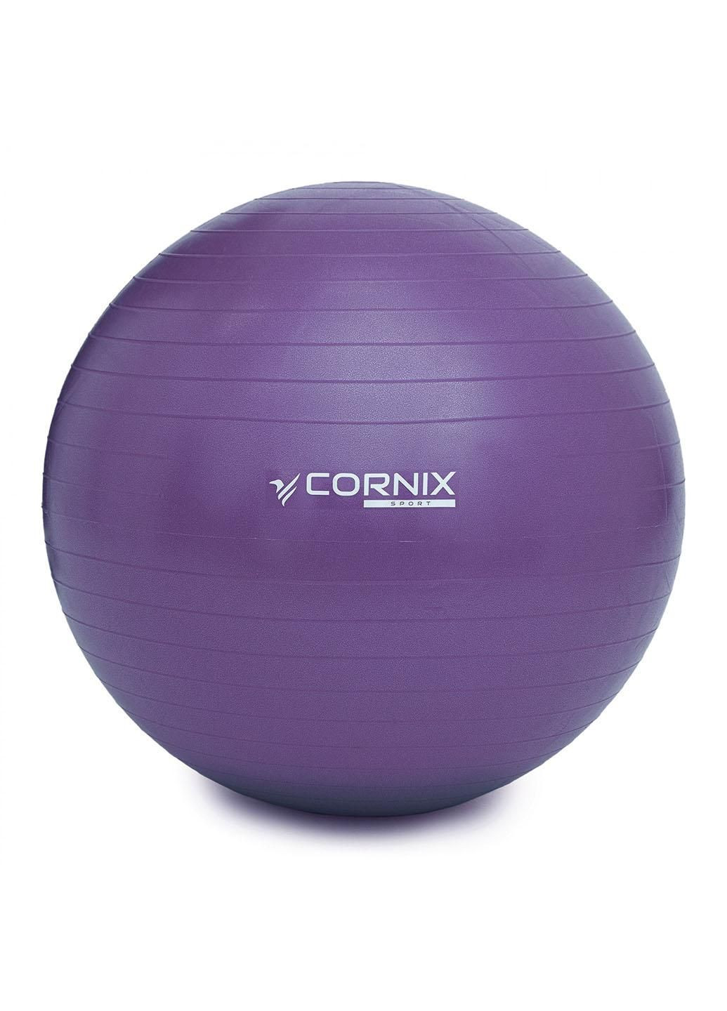 Мяч для фитнеса (фитбол) 85 см Anti-Burst XR-0250 Violet Cornix (279303127)