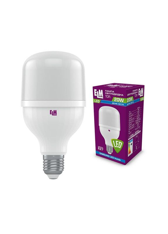 Лампа світлодіодна промислова 20W E27 6500K (18-0188) ELM (336953883)