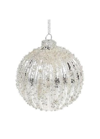 Набір скляних кульок 10 см. 4 шт. 12925 Flora (360639514)